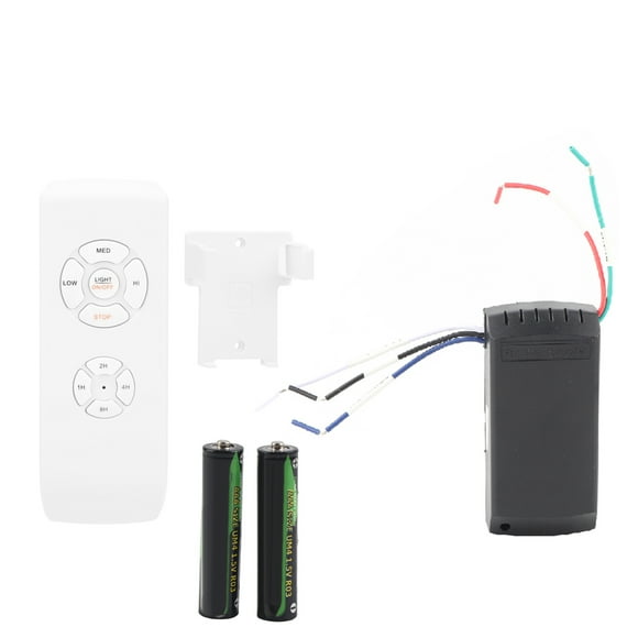 Ventilador de techo universal inteligente inalámbrico con temporizador, control remoto, versión en inglés, 85 V-260 V