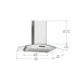 thumbnail image 3 of Ancona Elite IGCE636 Capot de Montage pour Lot en Verre en Acier Inoxydable, 3 of 3