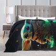 thumbnail image 5 of Yoda Blanket Soft Cozy Fleece Throw Blanket Gift for Boys Girls Adults, Lightweight Warm Fuzzy Flannel Blankets for Sofa Couch Chair Bed Living Room 40"x30", 5 of 8