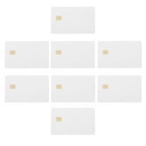 Hemoton 8pcs NFC Business Card Rewritable PVC Business Cards Blank White Hotel Key Cards for Control System