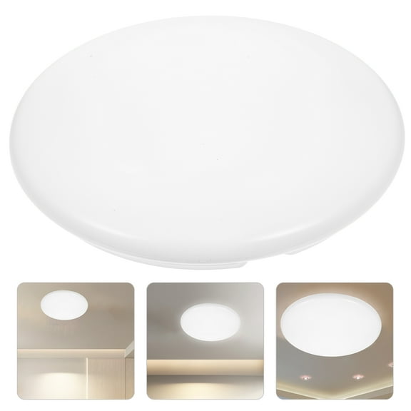 WRISTBIQUE Light Covers for Ceiling Fixture Lampshade White Plastic 1Set Round Shape