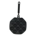thumbnail image 2 of Takoyaki Pan, Delaman Aluminium Antiadhésif Takoyaki Grill Pan Plate Octopus Ball/Pancake Maker Moule De Cuisson 12 Cavités, 2 of 8