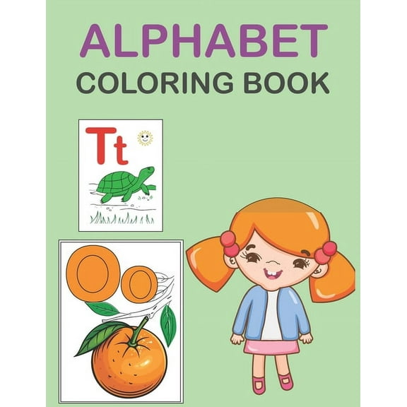 Alphabet Coloring Book: ABC Coloring Book for Kids Ages 4-8, Boys and Girls. Preschool activities, alphabet learning, Al, (Paperback)