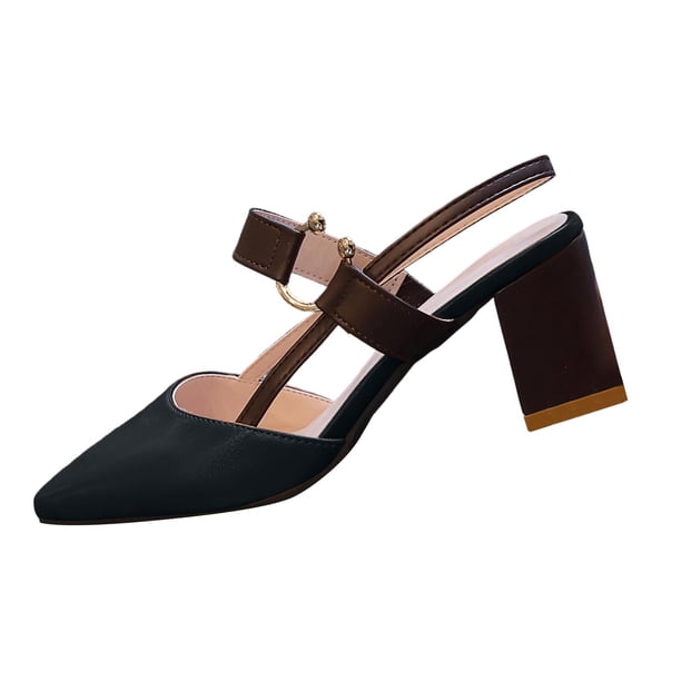 Vestidos de Verano de Tamaño Mayor de las Mujeres de Moda Y Casual Punta-Dedo de la Punta Hebilla Correa Tacón Aumento de la Altura Zapatos Primavera Y Estilo de Verano de Moda Cómodas Sandalias Al A