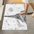 thumbnail image 2 of Dreamtimes Paris Eiffel Tower Anti-Slip Ultra Absorbent Durable Bath Rug with Rubber Backing,24"x16", 2 of 5