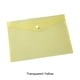 thumbnail image 4 of Moyic 10 soportes para documentos transparentes con estilo para almacenamiento portátil, organizador impermeable para documentos Carpetas de archivos amarillo transparente 18 A4, 4 of 6