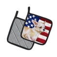 thumbnail image 2 of Chihuahua Leg up Patriotic Pair of Pot Holders, 2 of 3