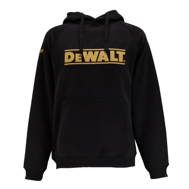 DEWALT Sudadera con capucha Brand Carrier para hombre (XL, negro)
