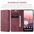thumbnail image 3 of CaseMe Leather for Google Pixel 10/10 Pro Case, Flip Wallet Leather Case with Card Holder Magnetic Closure Shockproof Kickstand Protective Phone Cases Cover for Google Pixel 10/10 Pro,Wine Red, 3 of 12