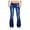 Navy Blue, variant on AWXNJUX Summer Jeans for Women 2024 Women Flare Jeans Mid Waist Bell Jeans Stretch Slim Pants Length Jeans Plus Size Jeans Woman Jeans High Rise Jeans(Navy Blue,XS)