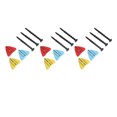 thumbnail image 3 of Juego De 3 Tees De Golf, Altura Ajustable, Marcador De Posición De Pelota De Golf, Color Mezclado, Clavijas De Plástico Para Tee De Golf, Accesorios De Entrenamiento De Golf Para Adiestramiento Al Air, 3 of 5