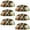 Multicolored 2, variant on PhooArto 6 Pcs Cup Drawer Pulls, Summer Beach Starfish Sand Shell Shape Handles Cabinet Knobs for Dresser Cupboard Closet Wardrobe with Screws
