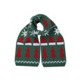 thumbnail image 1 of SUNSIOM Kids Christmas Tree/ Boot/ Deer Print Neckerchief Knitted Scarf, 1 of 6
