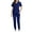 Navy, variant on Abomesnow Scrubs Set for Women Nurse Uniform Jogger Outfits Stretch Top & Pants with Multi Pockets for Nurse Workwear on Clearance