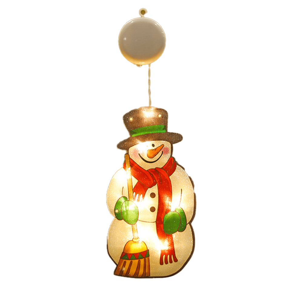 Christmas Window Decor Lights, Sucker Window Hanging Light String