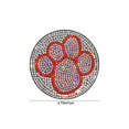 thumbnail image 3 of Insertos antideslizantes para portavasos de coche con huella de pata de perro - Alfombrillas universales para aislamiento térmico y reducción de ruido, 3 of 9