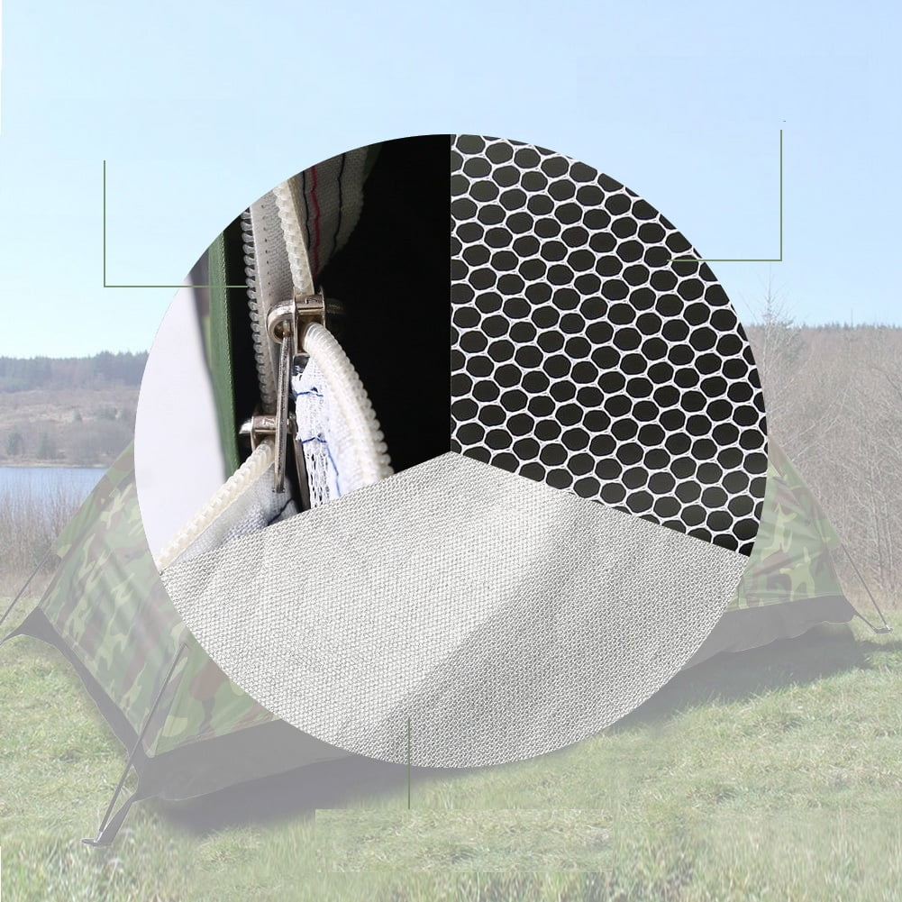 Camouflage Tent UV-anti Tent Waterproof One Person Tent for Camping Hiking, Lightweight Backpacking Dome Tents, Camouflage Tent