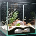 thumbnail image 5 of Aquarium Under Gravel Tunnel Decor, White Fish Shrimp Hideout Cave, 5.5 Inch Plastic Shelter for Stress Relief, 5 of 5