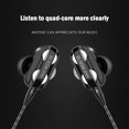 thumbnail image 2 of Tholdsy Auriculares con cable Interfaz de 3,5 mm Reducción de ruido Auriculares ergonómicos para escuchar música Subwoofer deportivo con Type9 NO9, 2 of 6