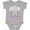 AC-Heather Grey, variant on Little Peanut Cute Baby Elephant Boys or Girls Baby Bodysuit