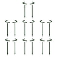 thumbnail image 1 of 14 piezas de estacas de soporte para plantas, anillos de soporte para flores, varillas semicirculares para jaulas de exterior 14cmx14cm, 1 of 8