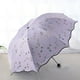thumbnail image 4 of Paraguas plegable con flores de cuatro colores | Tela impermeable y gruesa con protección solar | Diseño compacto y portátil de 95 cm | Apertura y cierre manual sin botones | Paraguas de viaje para, 4 of 6