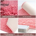 thumbnail image 5 of aoksee Bathroom Mat Clearance! 1pc Chenille Machine Washable Solid Color Household Modern Bathroom-bedroom- Living Room-entrance-absorbent And Non Slip Floor Mat Carpet, Kitchen Mat, 5 of 5