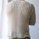 thumbnail image 4 of Camiseta interior de punto transparente para hombre Ticfox top hueco de manga larga, 4 of 6