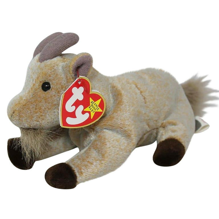 Ty Beanie Baby Goatee the Goat Stuffed Animal MWMT