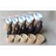 thumbnail image 5 of Cajas de cartón vacías de tubo de tarro de papel Kraft, caja de embalaje de botella de aceite esencial, caja de embalaje de tubo de papel de regalo con tapa, cajas de cartón de papel redondas, 5 pieza, 5 of 5