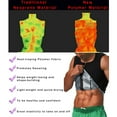 thumbnail image 5 of Lilvigor Sauna Heat Trapping Vest for Men Weight Loss Sauna Suit Sauna Shirt Workout Tank Top Vest Zipper Body Shaper Short Waist Trainer for Weight Loss, 5 of 6