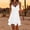 White, variant on Odbmxy Cotton Linen Womens Dresses Mini Camisole Summer Slim Tank Sleeveless Women's Sun Dresses Peplum V-Neck Beach