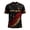 A01#Style10, variant on Men’s 3D Print German Eagle Football Jersey, Black Red Gold National Color Casual Short Sleeve Shirt for Sports Supporters