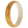 thumbnail image 1 of Anillo de boda BR sólido de silicona - Blanco-Oro de ROQ para mujer - Anillo de 11 mm, 1 of 1
