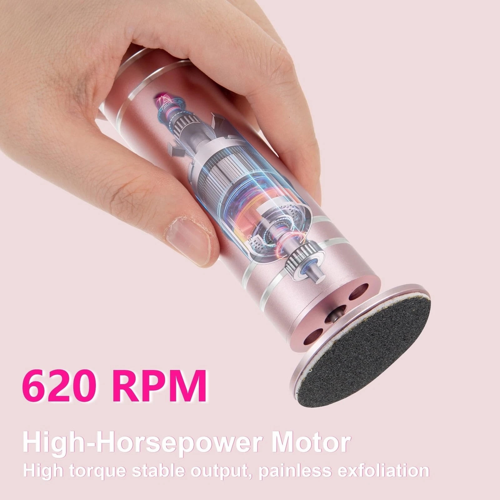Electric Foot File, Callus Remover for Feet, Adjustable Speed Foot File