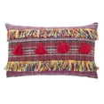 thumbnail image 3 of SAFAVIEH Nabbi Southwestern 12" x 18" Plush Pillow, Multi, 3 of 5