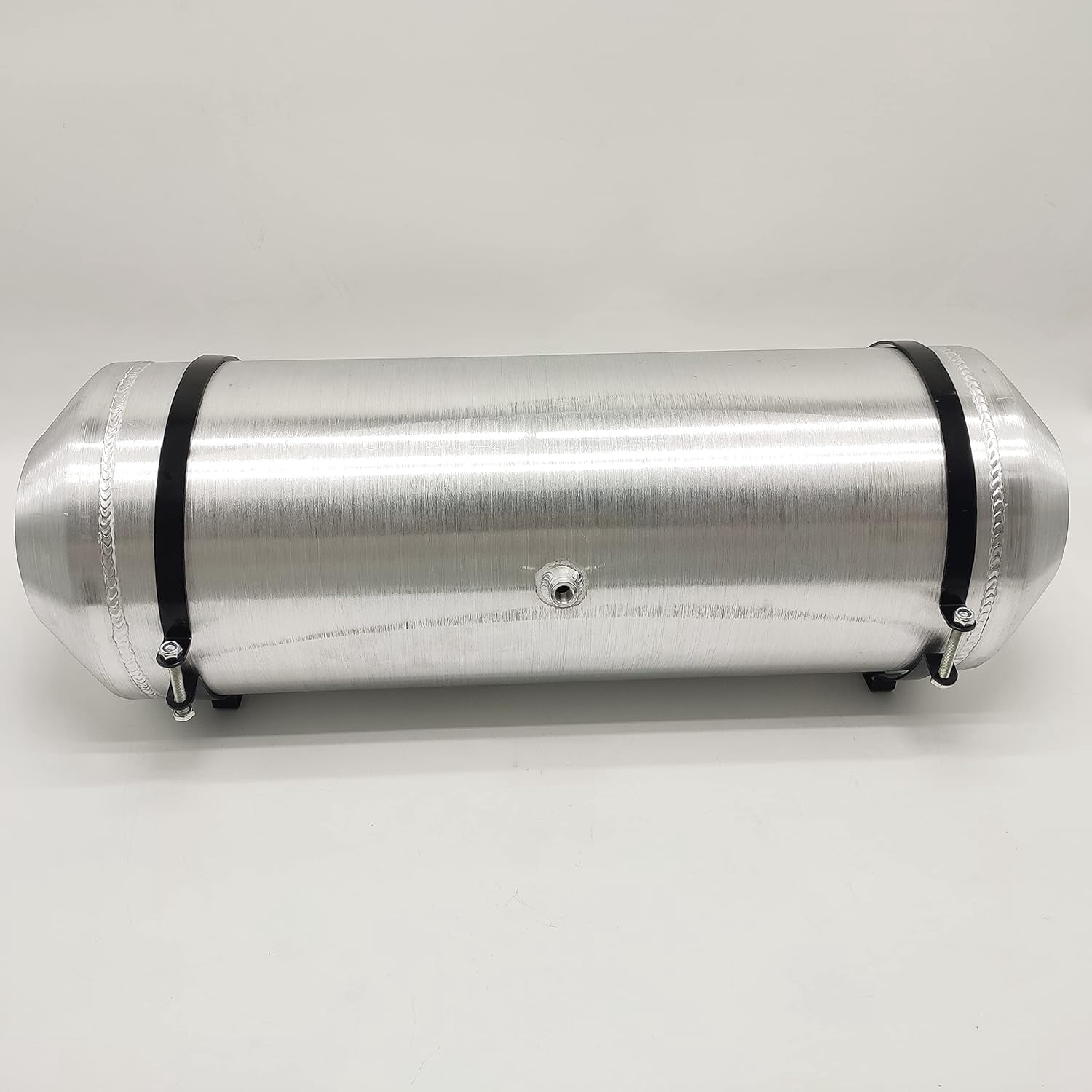 JSD AUTO PARTS 10 Gallons Gas Tank / Fuel Tank Aluminum Center Fill Spun 10 x30 1/4 NPT Outlet