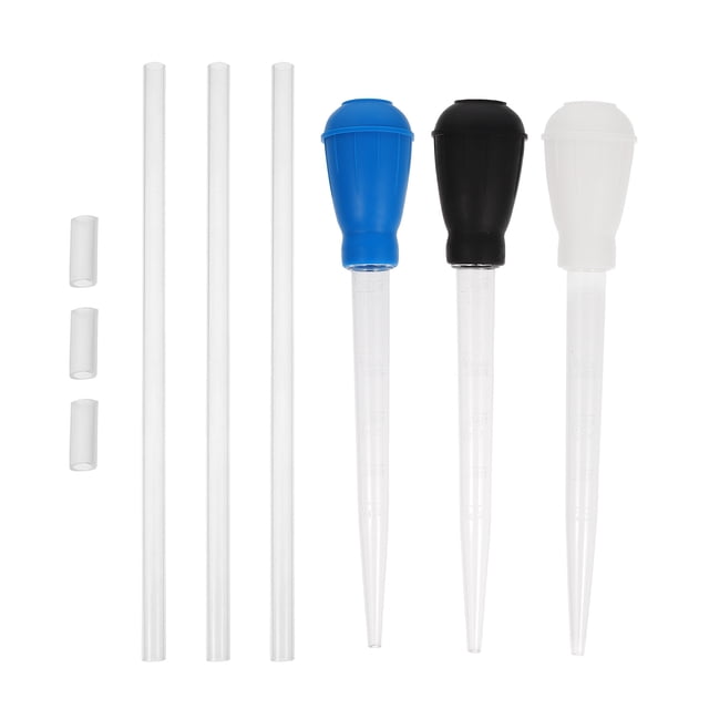 MasteelfCA 3pcs Dropper Prolonged Pipe Fish Tank Waste Remover Water Changer Cleaner