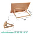 thumbnail image 3 of Falling in Art Extra Large 5-Position Wood Drafting Table Easel Drawing and Sketching Board, 29 1/2 Inches by 19 2/3 Inches, 3 of 5