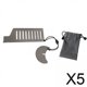 thumbnail image 1 of Cerradura de puerta portátil,Cerradura de seguridad portátil para puertas de viaje para habitaciones de hotel,Dispositivos de bloqueo de entrada de casilleros de hotel,Tope de cerradura para, 1 of 8