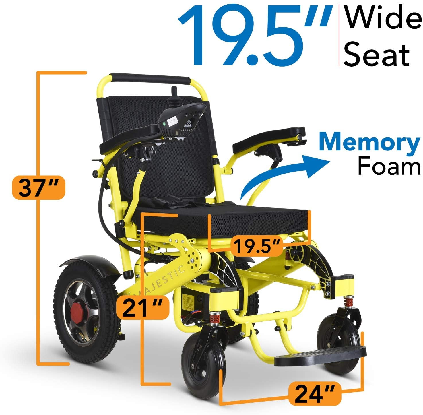 Ultra Lightweight Electric Power Wheelchair, Airline Approved and Air
