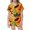 Orange, variant on Weebloom Halloween Toddler Girls' Pajama Sets Cute Pumpkin Pajamas Set Soft Printed Kids Short Sleeve Button Down Shirt And Shorts Sleepwear Nightwear Pjs Loungewear Dark Gray 4-5 Years