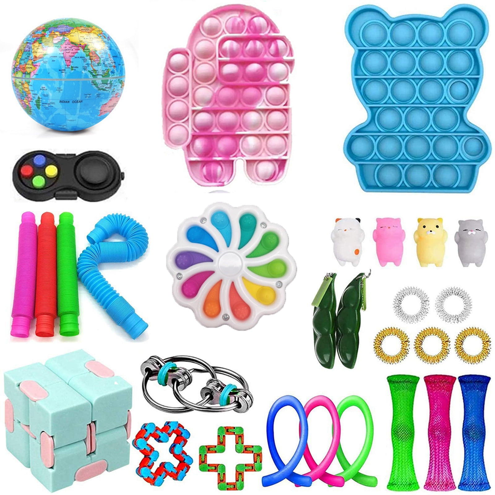 Details about   5-25PCS Fidget Toys Set Toy Bundle Stress Relief Hand Kids Adults Sensory Tools 