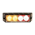 thumbnail image 2 of LAMPHUS SolarBlast SBLH04 LED Strobe Grille Flashing Lights [22 Modes] [4 Watt] [TIR] [Weatherproof] Warning Lights for Police & Firefighter Emergency Vehicles - Amber / Red, 2 of 9
