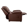thumbnail image 3 of Reclinable Boston, Atlas del Descanso herraje de impulso 2 posiciones color Chocolate, 3 of 11