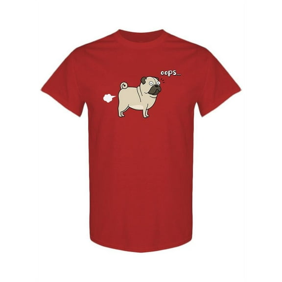 Funny Pug Fart. T-Shirt Women -SPIdeals Designs, Female 4X-Large