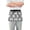 Baroque Black Damask Figure, variant on Various Pose Sloths Server Apron with 3 Pockets Waterproof Waitress Waist Short Apron for Man Woman 12 Inches