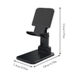 thumbnail image 3 of Klonfd Desktop Phone Holder Heavy Duty Foldable Aluminum Phone Holder With Rotating Base Stable Slip Phone Holder Compatible With All Smartphones, 3 of 6
