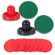 thumbnail image 4 of 16 discos de repuesto de 76 mm para hockey de aire, para mesas de juego, kit de porteros, accesorios para hockey de aire (rojo, azul oscuro)., 4 of 8