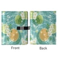 thumbnail image 2 of Leather Notebook with Pen Holder Writing Notepad Includes 100 Pages Lined Journal Oranges and Limes, 2 of 6